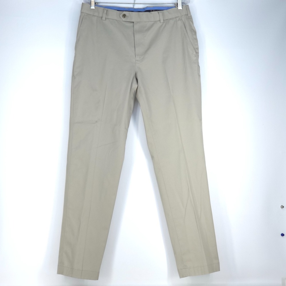 Brooks Brothers Light Weight Advantage Chino Milano Mens 34x32 Cotton Officewear